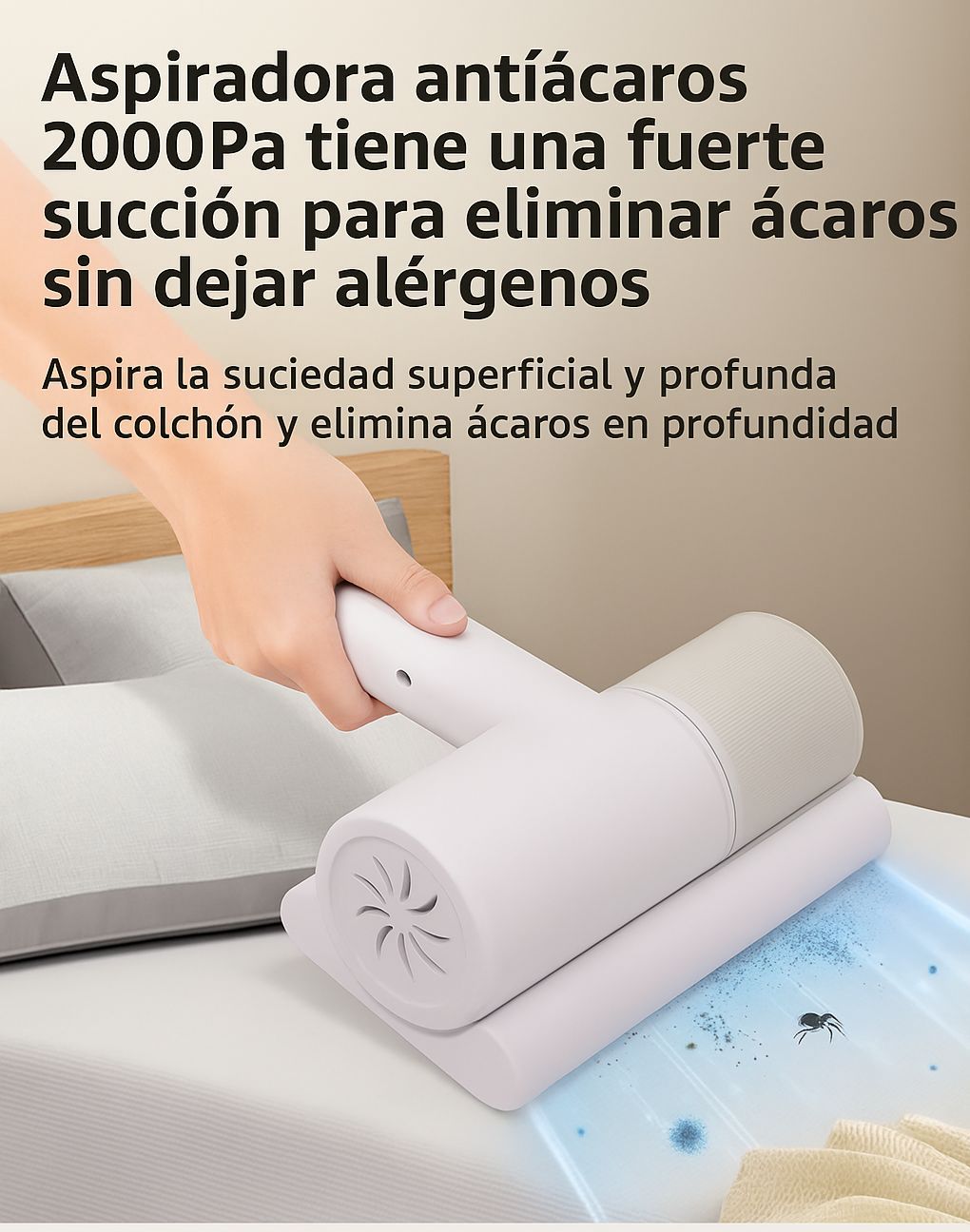 ASPIRADORA PORTÁTIL PARA ACAROS